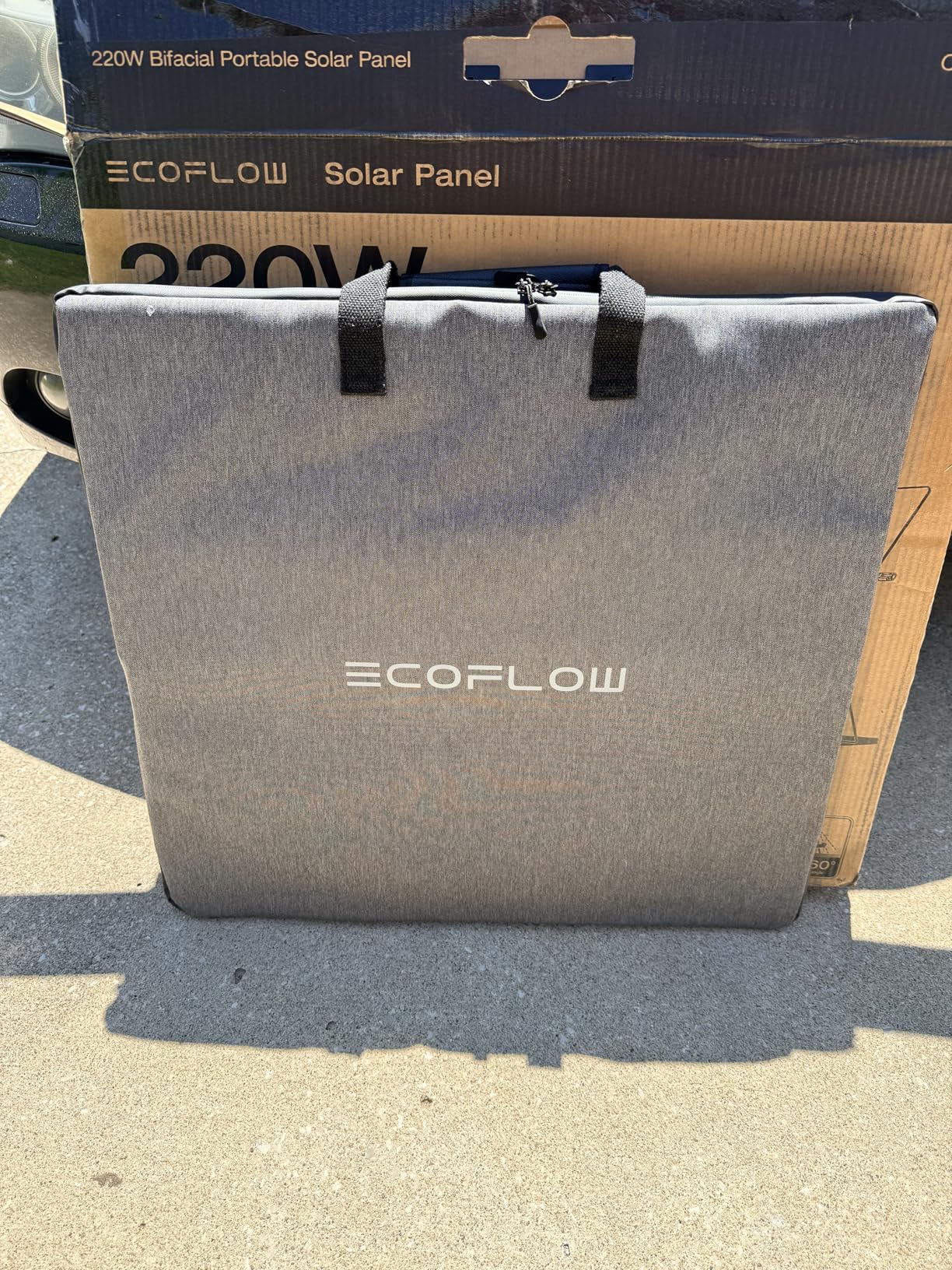 EF ECOFLOW DELTA 3 MAX Portable Power Station with 220W Solar Panel, 2048Wh | 3400W X-Boost Output, Bifacial Solar Panel, Ultra-Fast 0-80% Charging in 1.13 Hr, 2,048Wh LFP Battery, Home Backup Camping customer photo 1