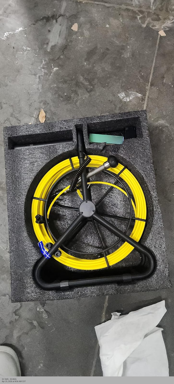 Sewer Camera 100FT, 5'' HD 1080P w/DVR-32GB Pipe Inspection Camera 5000mAh | Drain Camera IP68 Waterproof Snake Plumbing Tool with Lights 100FT Marked Cable Borescope with Lights 6 LED Plumbing Cameras customer photo 1