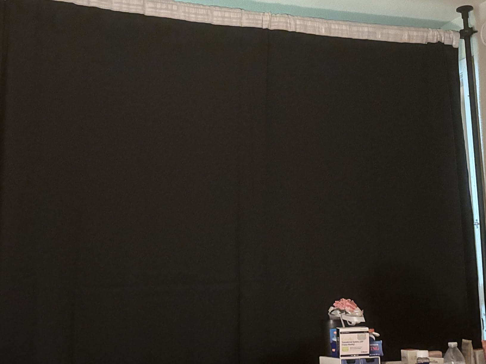 RYB HOME Total Blackout Curtain 180 inches Wide for Bedroom Office Theater customer photo 1