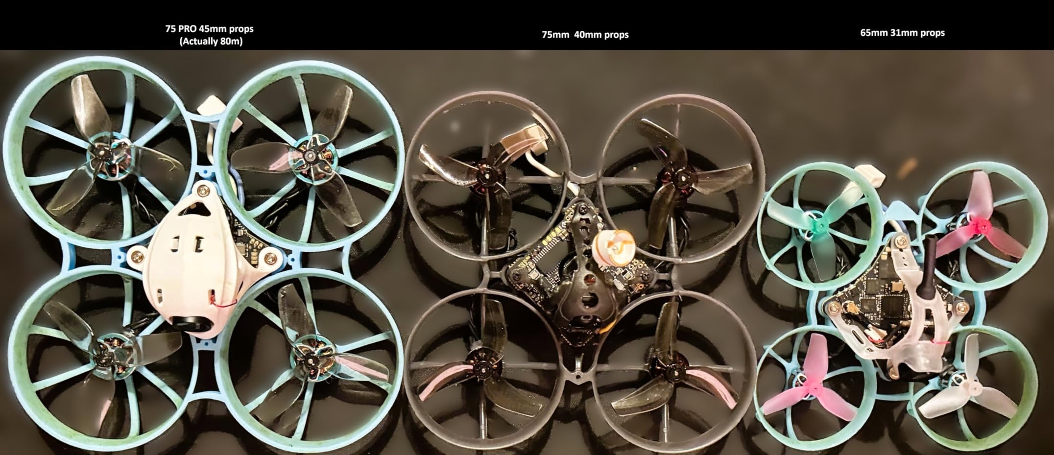 BETAFPV Meteor75 Pro Brushless Drone with Matrix 1S 5IN1 FC for FPV Racing | With 1102 22000KV Motor 45mm 3-Blade Props, LAVA II 1S 580mAh Lipo Battery for FPV Freestyle Racing, Fly Time Up to 6.5Min customer photo 1