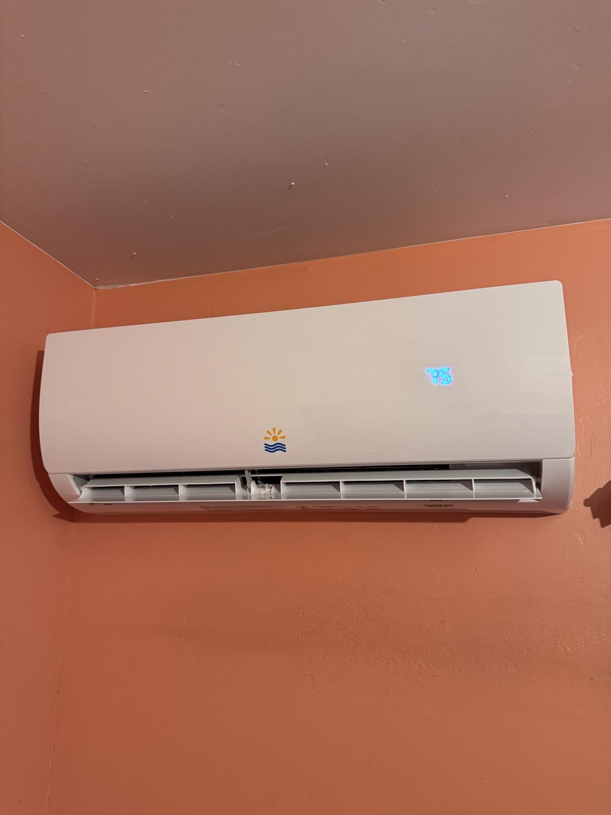 Rellytech Mini Split AC/Heating System - 19 SEER2 9000 BTU Mini Split AC Unit Inverter Heating and Cooling, 115v Energy Efficient Ductless Air Conditioner Up to 550sq.ft, 24H Timer, Installation Kit customer photo 2