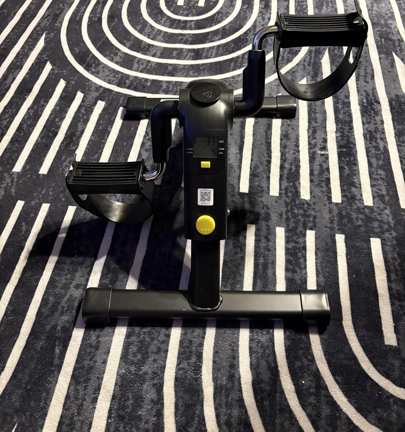 MOMODA Under Desk Bike Pedal Exerciser with LCD Display Portable Mini Exercise Bike for Arm and Leg customer photo 1