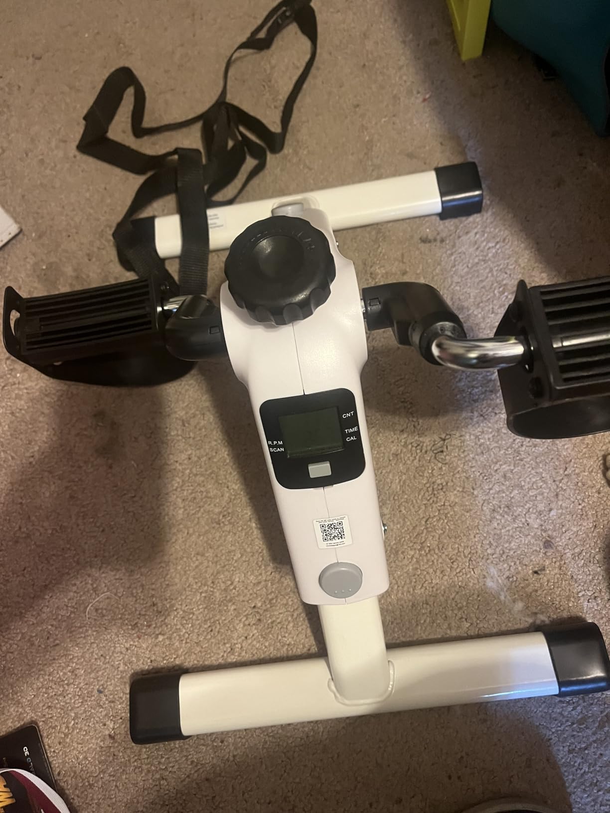 MOMODA Under Desk Bike Pedal Exerciser with LCD Display Portable Mini Exercise Bike for Arm and Leg customer photo 2
