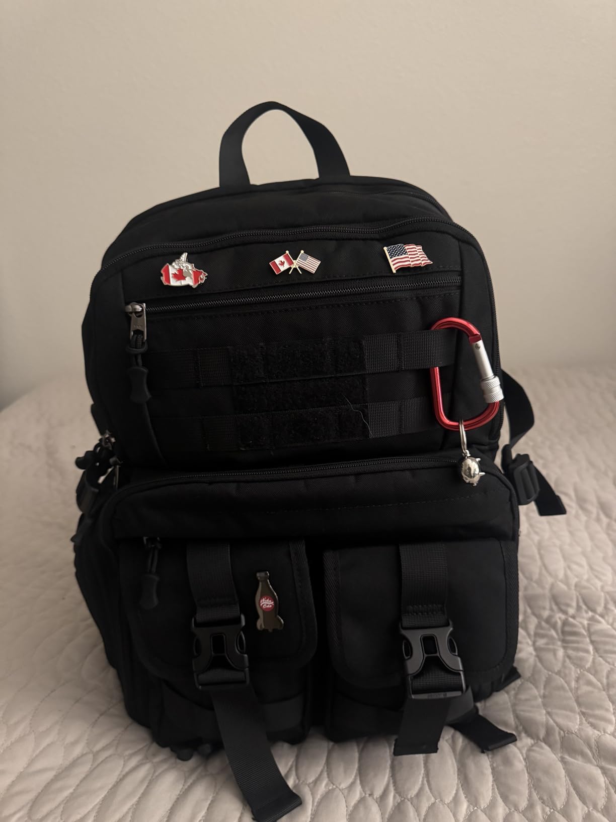 RAINSMORE Camera Backpack, DSLR/SLR/Mirrorless Camera Bag for Photographers | 15.6 Inch, Waterproof Tactical Photography Backpack Case, with Rain Cover & Tripod Holder customer photo 1