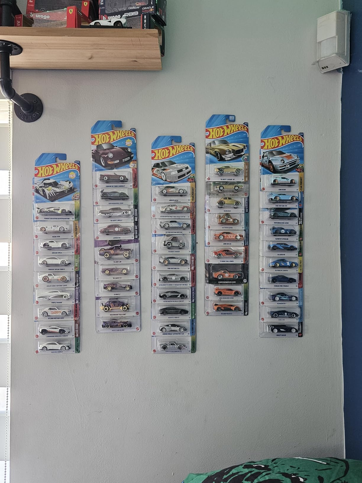 40 Pcs Clear Hot Wheels Display Case for Model Cars Storage, Plastic Cover for Hot Wheels Cars Wall Mount - Holds up to 240 Cars, Toy Car Storage Organizer Compatible with Hotwheels Shelf, 16.7 x 4.4in customer photo 1