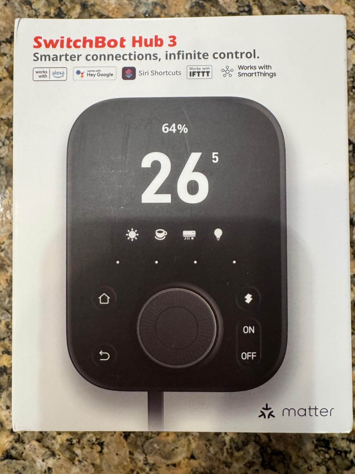 SwitchBot Universal Remote Control with Hub 3, Multi-use Smart Remote with Customize App, Control 25 IR/Bluetooth Devices and 10 Scenes, Compatible with TV/AC/SwitchBot BLE Devices customer photo 1