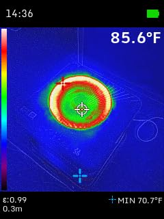 GH192 Thermal Imaging Camera 240X240 Super IR Resolution with 2MP Visual Camera and Fusion Imaging, 25Hz Handheld Thermal Imager with Alarm for Mechanical Maintenance Home HVAC Electrical Inspection customer photo 2