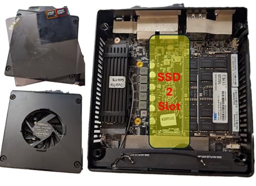GMKtec M5 Ultra Gaming Mini PC Ryzen 7 7730U (Upgraded 7430U/ 5825U), 32GB RAM 512GB SSD Dual NIC LAN 2.5GbE Desktop Computers, Triple 4K Display, WiFi 6E, USB-C, BT 5.2, DP, HDMI 2.0 customer photo 1