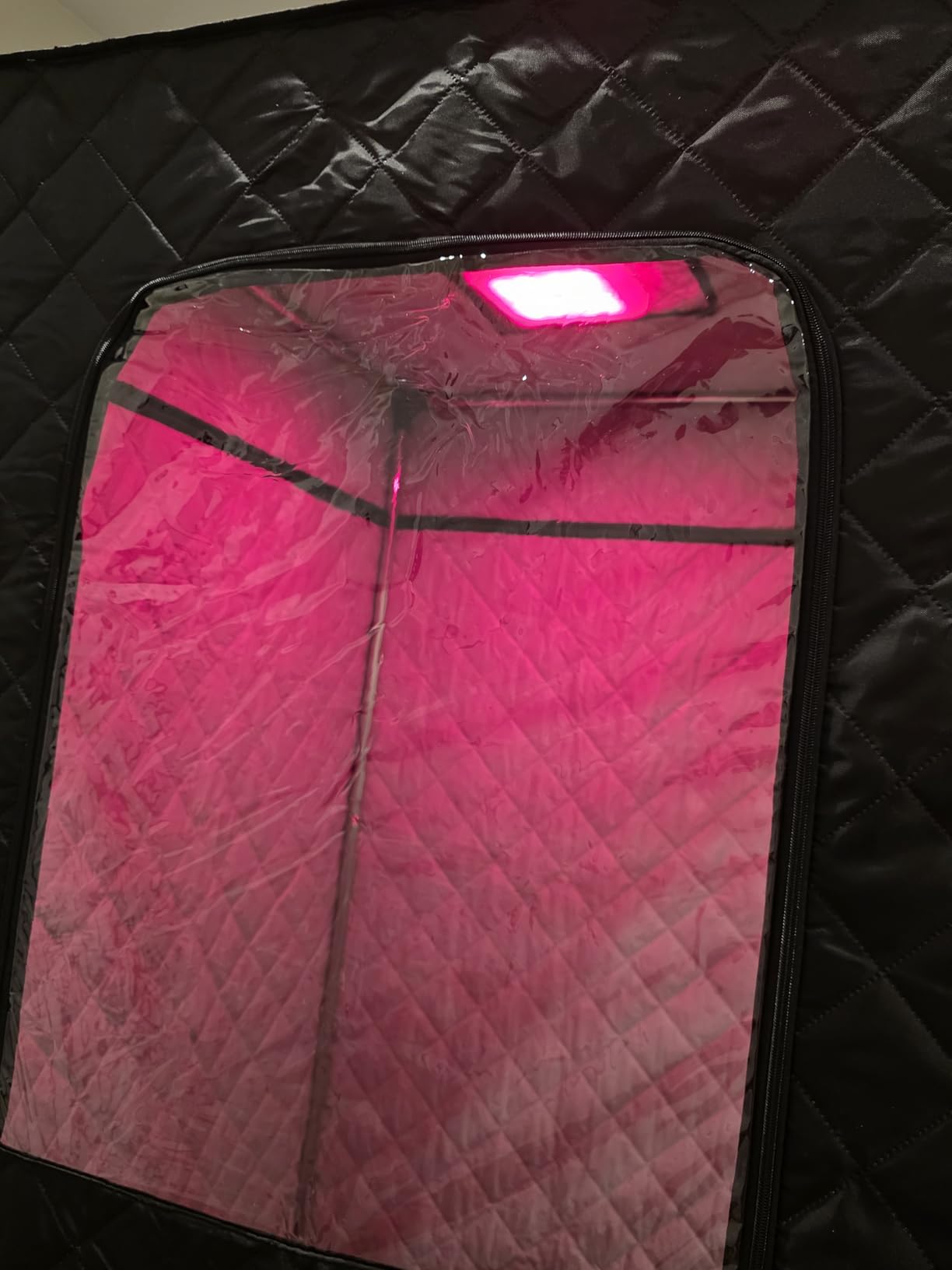 Portable Infrared Sauna Box for Home, 3L 1400W Steam Sauna Tent | Portable Sauna, Personal Sauna Pod, 660nm Red Light, Remote Control, Folding Chair, 15 Levels, 99-Min Timer, 32
