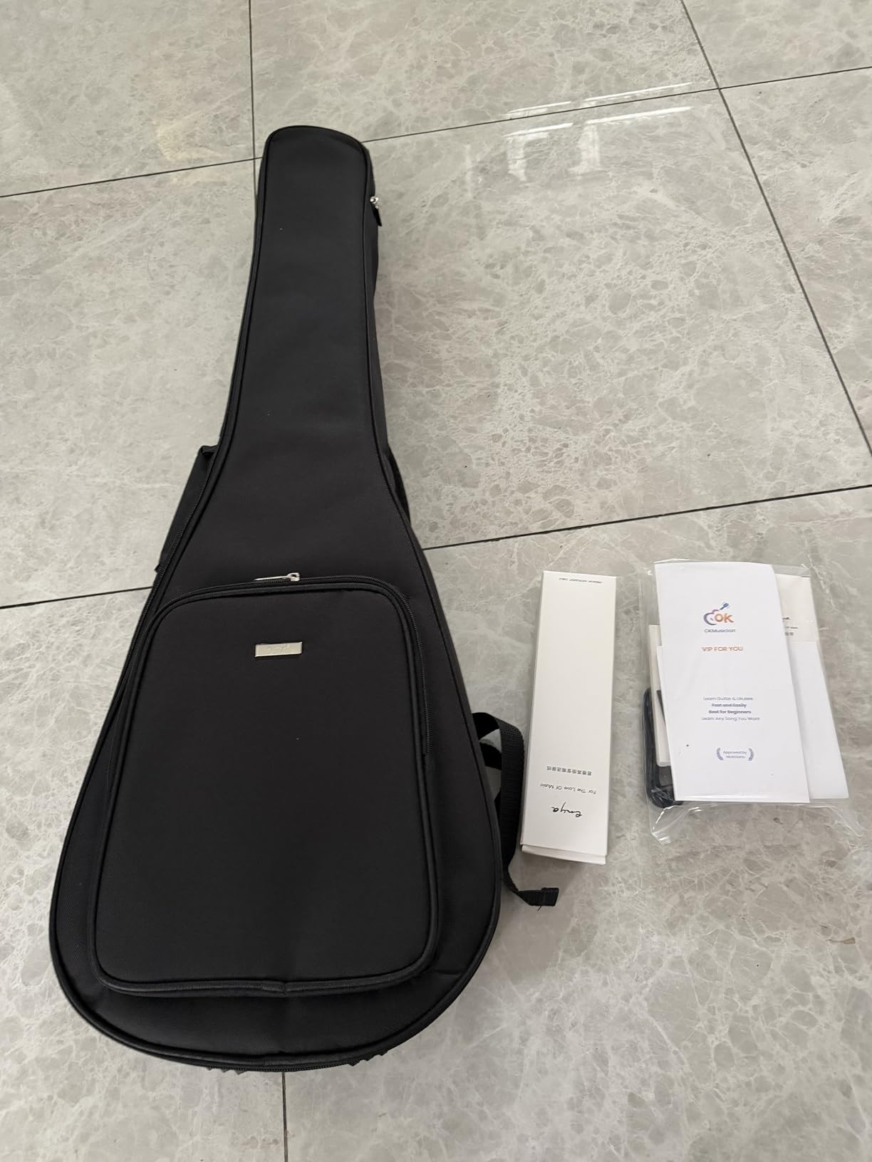 Enya NOVA GO SP1 Carbon Fiber 35-Inch Smart Acoustic-Electric Travel Guitar | AcousticPlus Technology, Built-In Effects, USB Recording, Built-In Bluetooth Speaker, Beginner Kit with Gig Bag Included customer photo 1