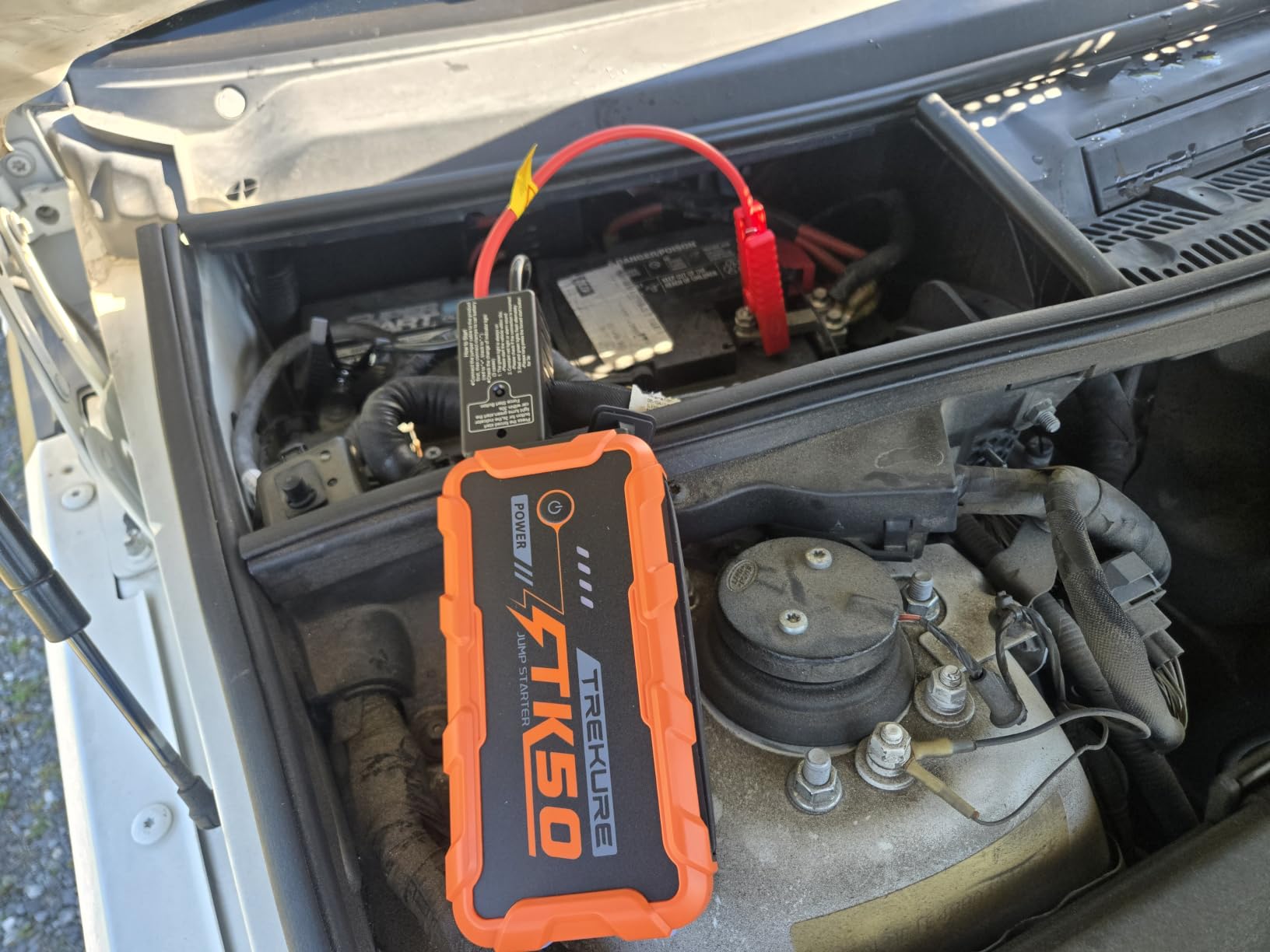 TREKURE Car Battery Jump Starter 8000A 26800mAh, Portable Car Jump Starter for All Gas and 12L Diesel Engines, Power Bank & Battery Jumper, Portable Jump Box Car Battery with Fast Charge, LED Light customer photo 1