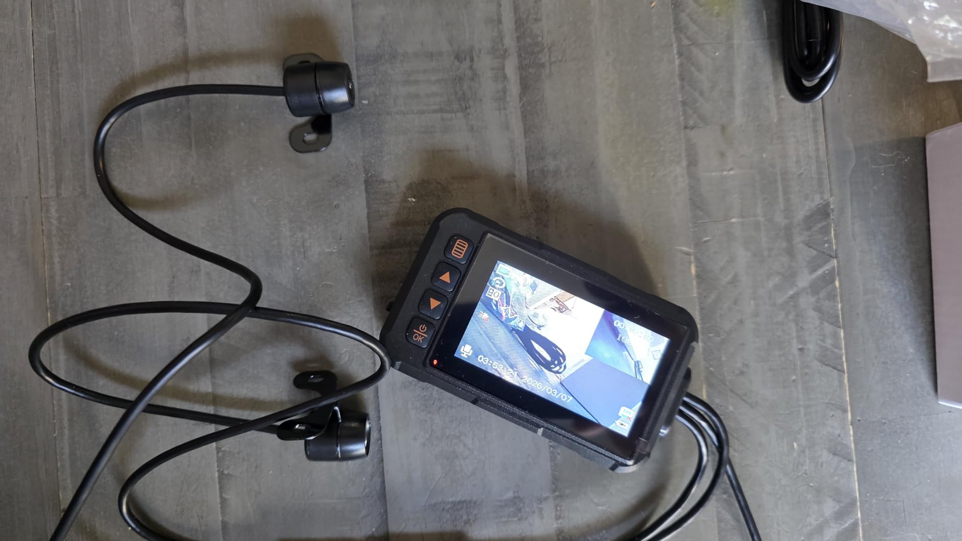 Motorcycle Dash Cam with Dual Front and Rear Cameras, Fits All Motorcycles | 3.0
