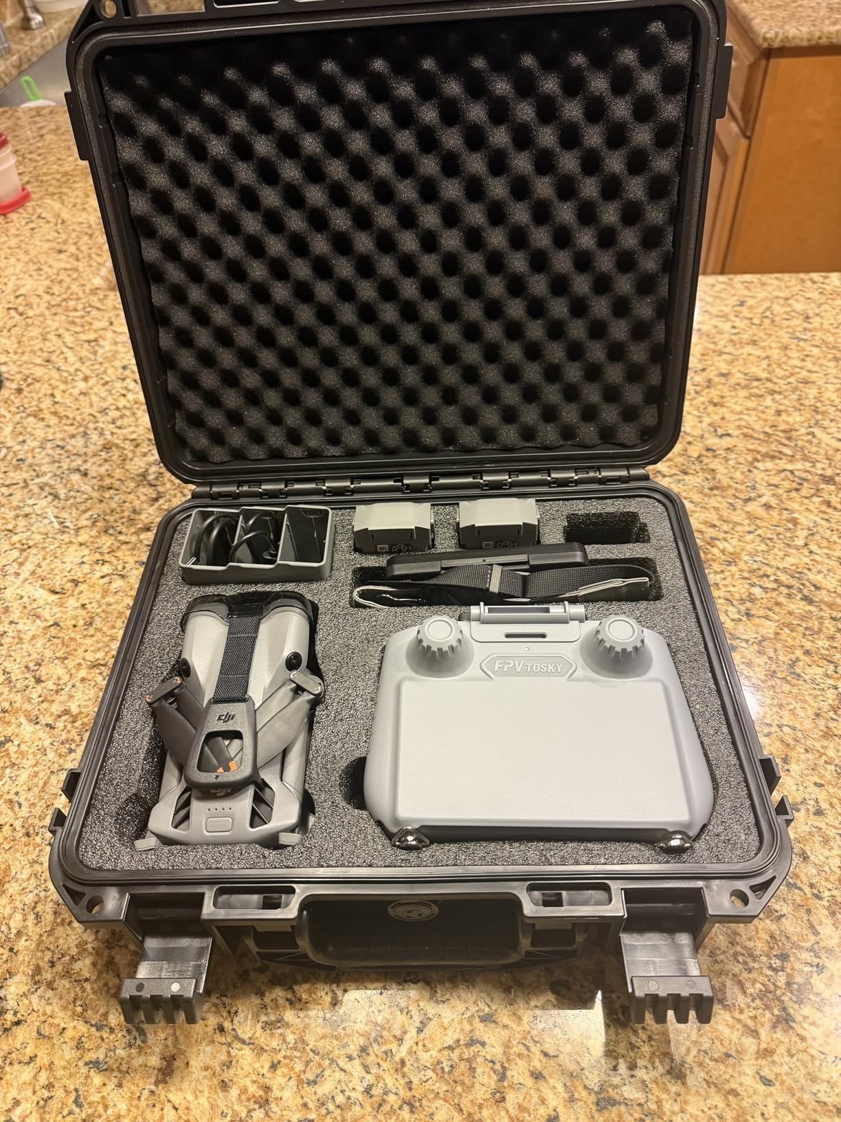 Case for DJI Mini 5 Pro Drone - Waterproof Carrying Box for Fly More Combo | Hard Storage Box for Batteries Filters Drone Accessoreis, Protective Travel Box with Custom Foam for RC 2/RC-N3 (Case Only) customer photo 1