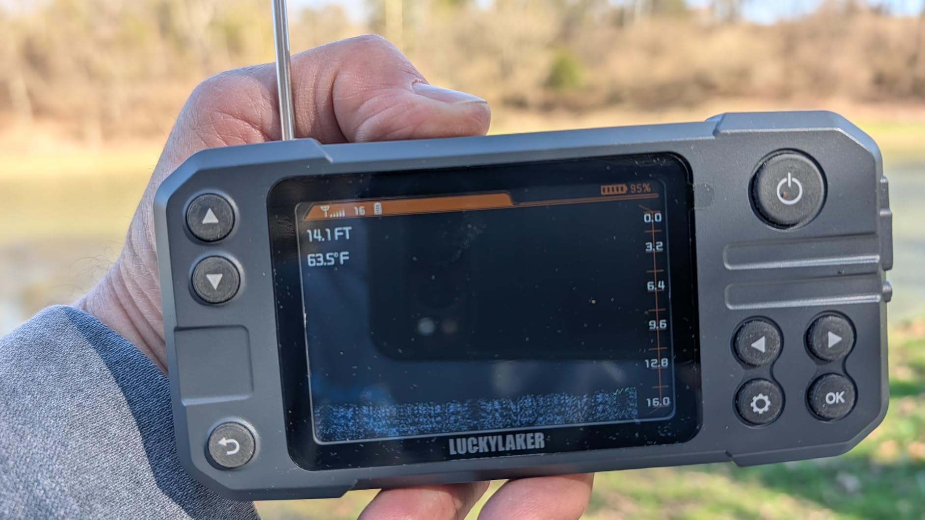 LUCKY Kayak Portable Fish Finder Transducer Wireless Sonar Fish Finders Boat Rechargeable Handheld Fish Depth Finder Fishing MT-202 customer photo 1