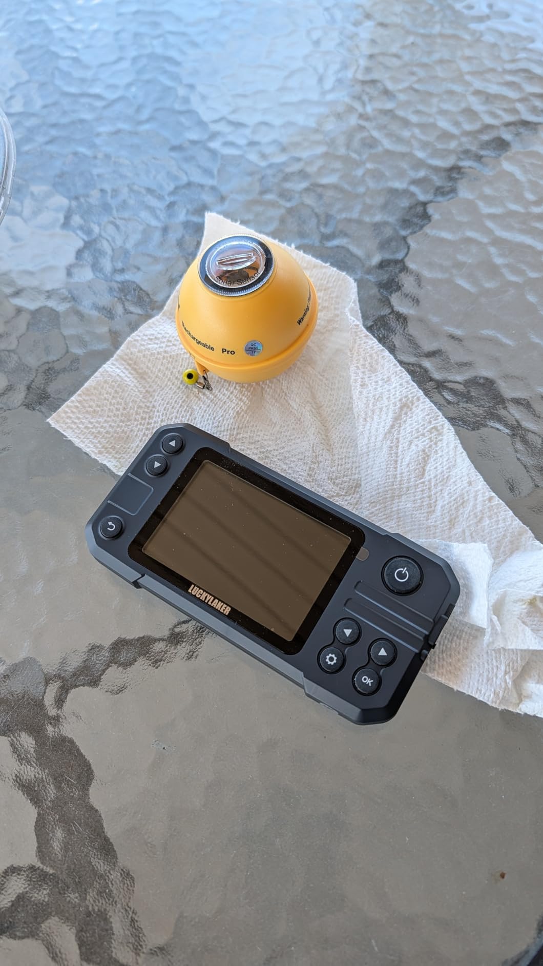 LUCKY Kayak Portable Fish Finder Transducer Wireless Sonar Fish Finders Boat Rechargeable Handheld Fish Depth Finder Fishing MT-202 customer photo 2