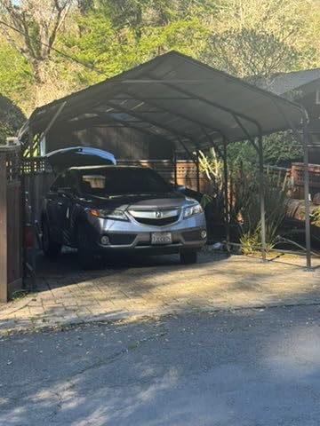 12' X 20' Metal Carport, Heavy Duty Carport with Thicker Frame and Base, UV-Resistant & Waterproof All-Weather Outdoor Shelter for Boats, Tractors, Pickup Trucks, Motorcycles, Dark Gray customer photo 2