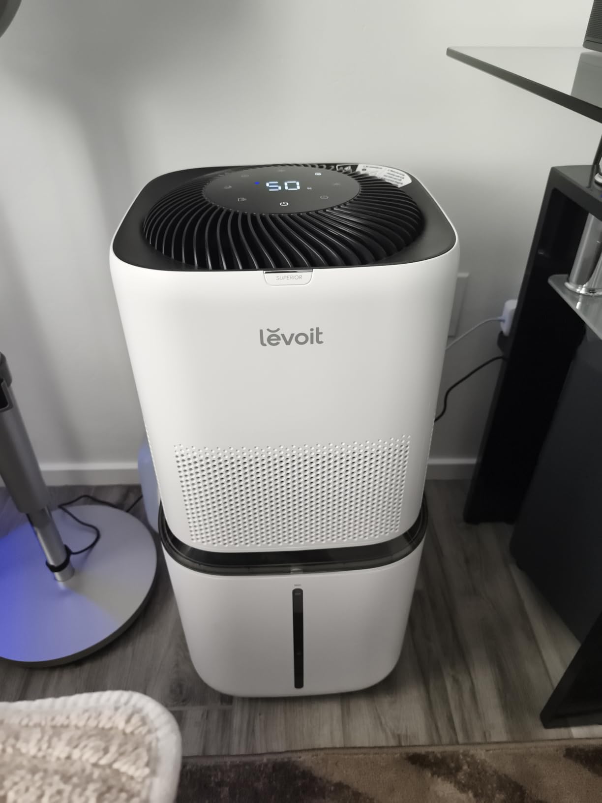 Levoit Evaporative Humidifiers for Home Whole House, 23L Superior 6000S | Up to 3000ft2, Last 72H, No White Dust, Tap Water Friendly, Auto Mode, Easy to Clean & Move, Foldable Storage, Smart Control customer photo 1