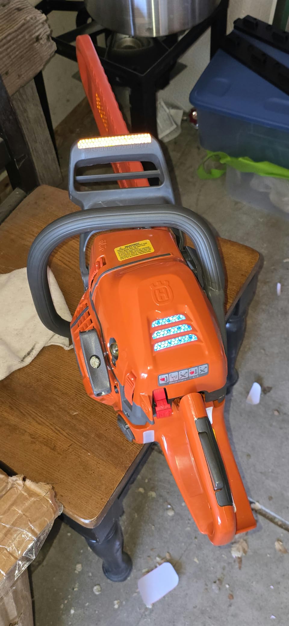 Husqvarna 445S Gas Chainsaw, 18 Inch Chainsaw, 50-cc 3-HP X-Torq Engine with Smart Start and Automatic Oiler, for Wood Cutting and Tree Trimming customer photo 1