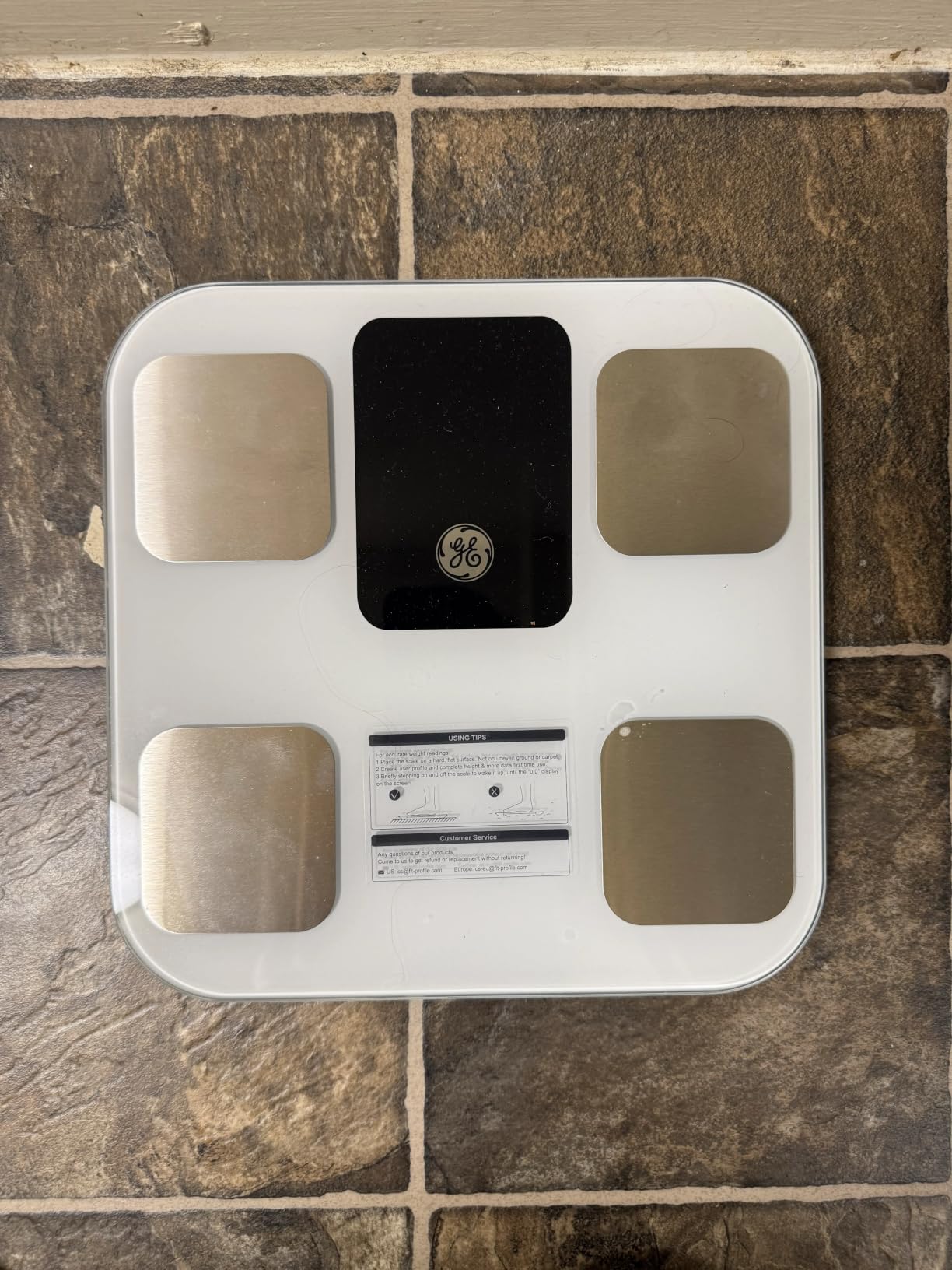 GE Smart Scale for Body Weight, Body Fat, BMI, 3-in-1 LED Dislpay, 11-inch | 14 Body Composition Analyzer Digital Bathroom Scale, Highly Accurate Bluetooth Weighing Scale Health Monitor with App, 400 lb customer photo 2