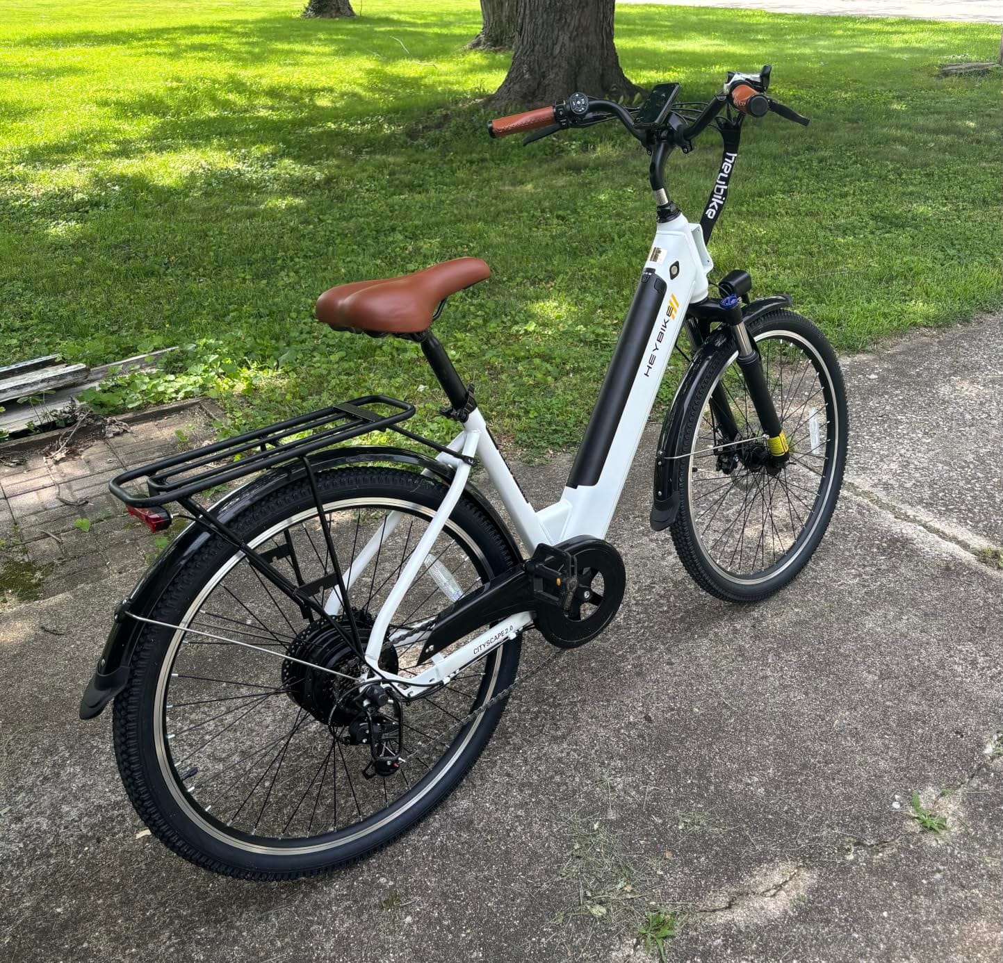 Heybike Cityscape 2.0 Electric Bike for Adults with Peak 1200W Motor, 468Wh Removable Battery, 50Miles 26