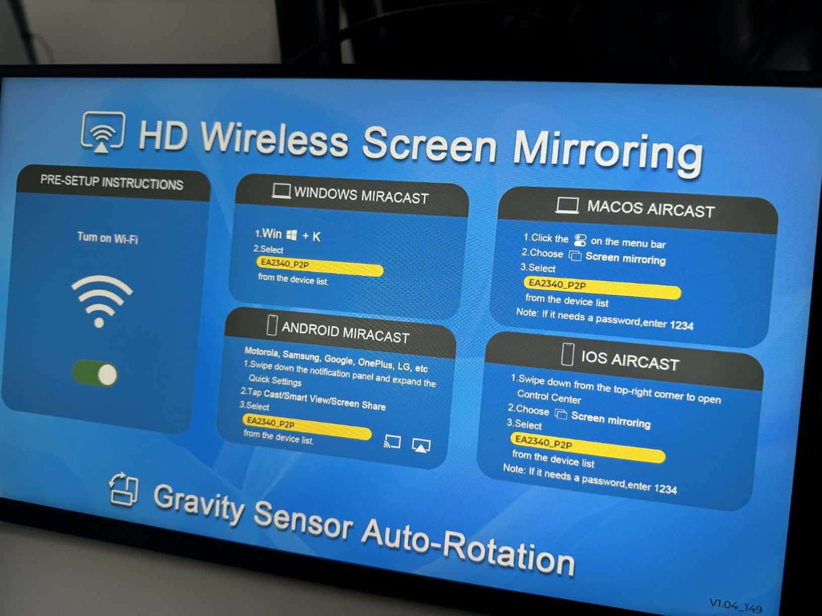UPERFECT Touchscreen OLED Portable Monitor 14