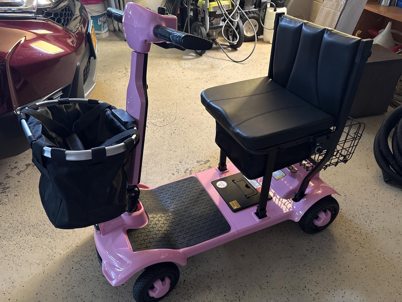 Lightweight Mobility Scooters for Seniors&Adults, Foldable 4 Wheel Scooter customer photo 2