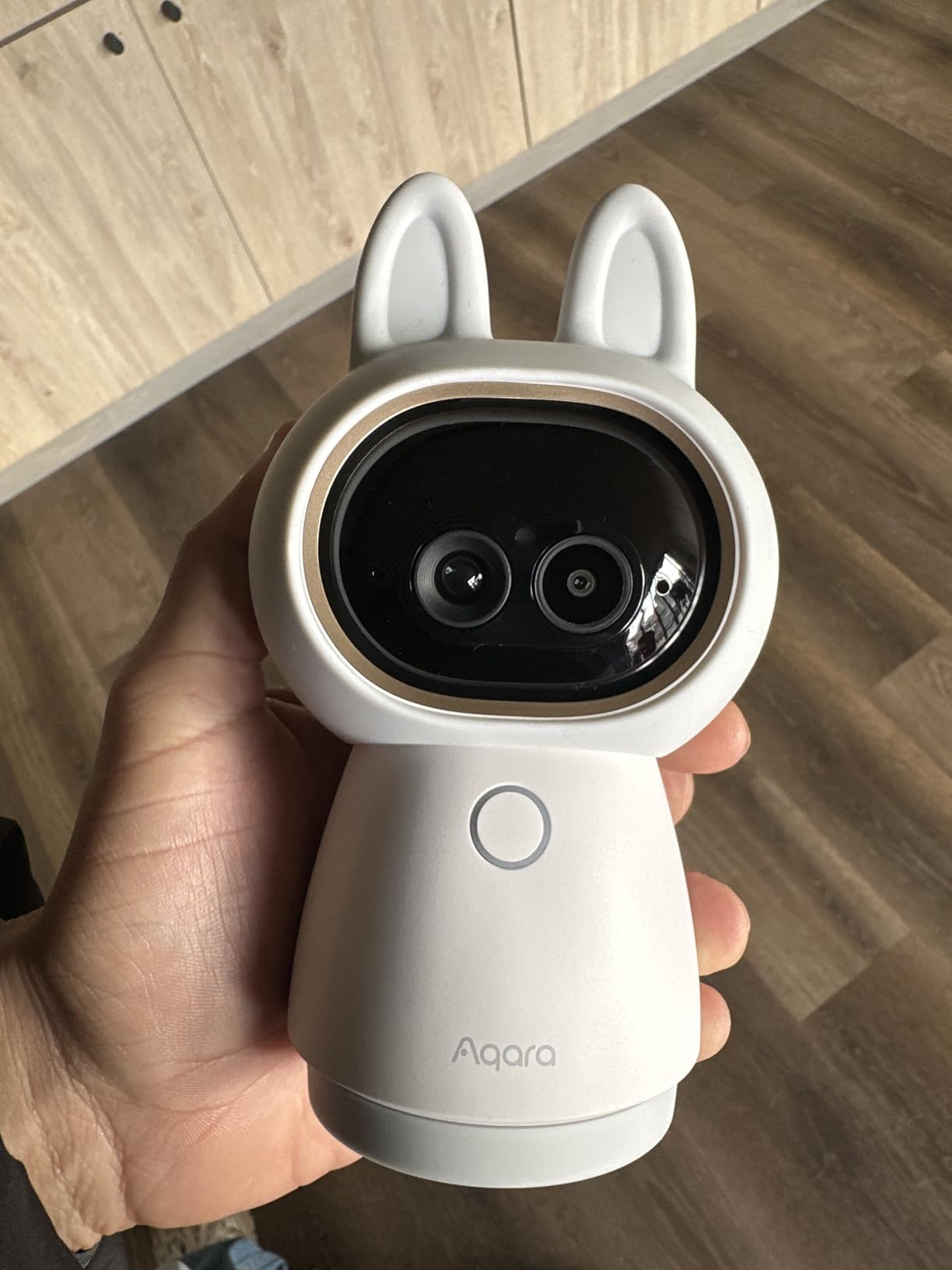 Aqara Indoor Security Camera G350, 4K UHD Dual-Lens Matter Camera Hub | 9X Zoom, 360 Pan & Tilt, AI Auto-Tracking, Face/Gesture Recognition, Works with Apple HomeKit, Alexa, Google Home, SmartThings customer photo 1