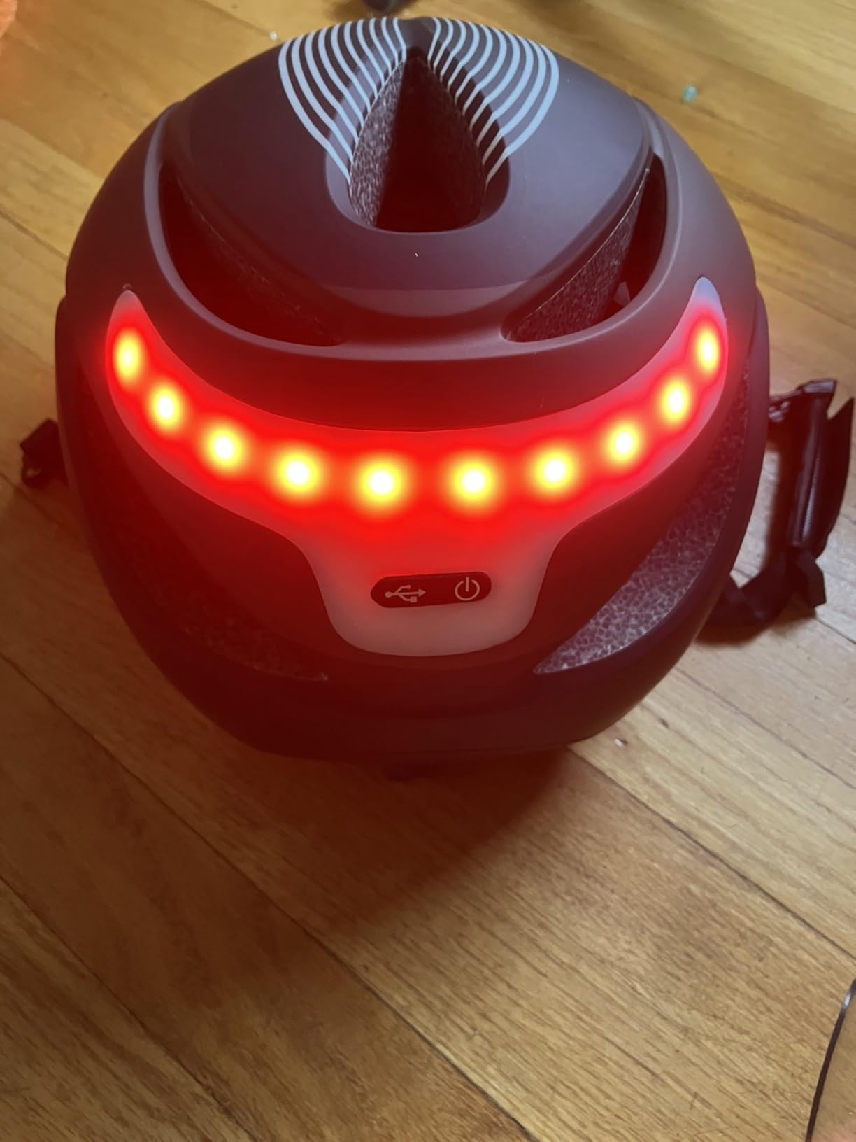 LUMDEER Smart E Bike Helmet with LED Lights | CPSC & NTA-8776 Certified | Front & Rear Turn Signals | Automatic Brake Light | Photothermic Goggles | Class 3 E-Bikes, Commuter for Adults Men Women customer photo 2