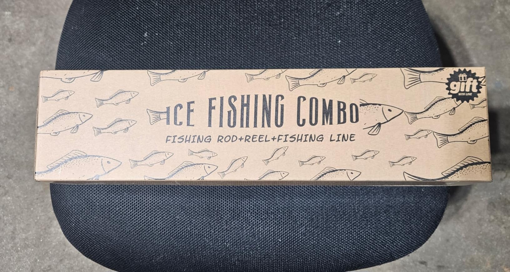 QualyQualy Ice Fishing Rod and Reel Combo 24 inch M/ML Inline Ice Fishing Combos 2 Different Tips for Walleye Perch Panfish and Trout customer photo 1