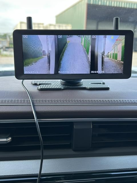 AUTO-VOX Wireless RV Backup Camera System, Rear and Side Coverage | 7.2