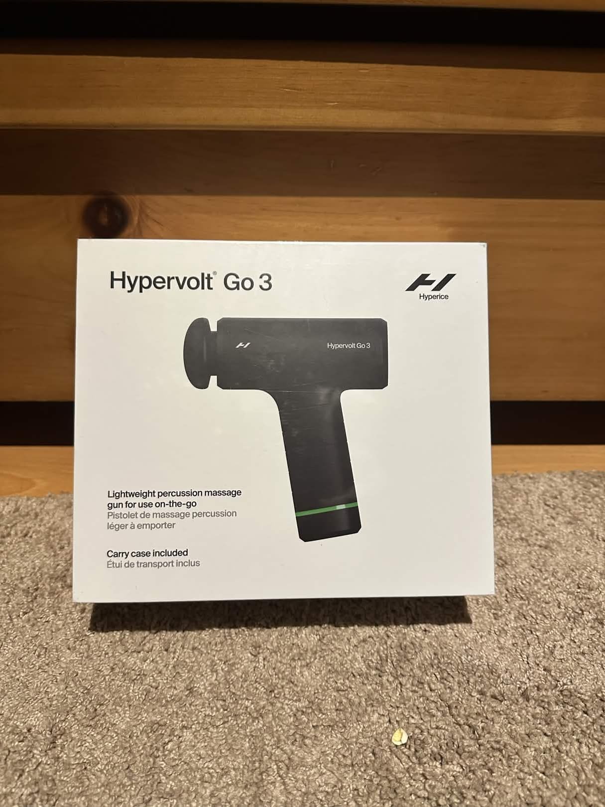 Hyperice Hypervolt Go 3 - Compact Handheld Percussion Massage Gun with QuietGlide Technology | 3 Speeds, Portable Lightweight Design | Helps Relieve Muscle Soreness and Improve Recovery customer photo 1