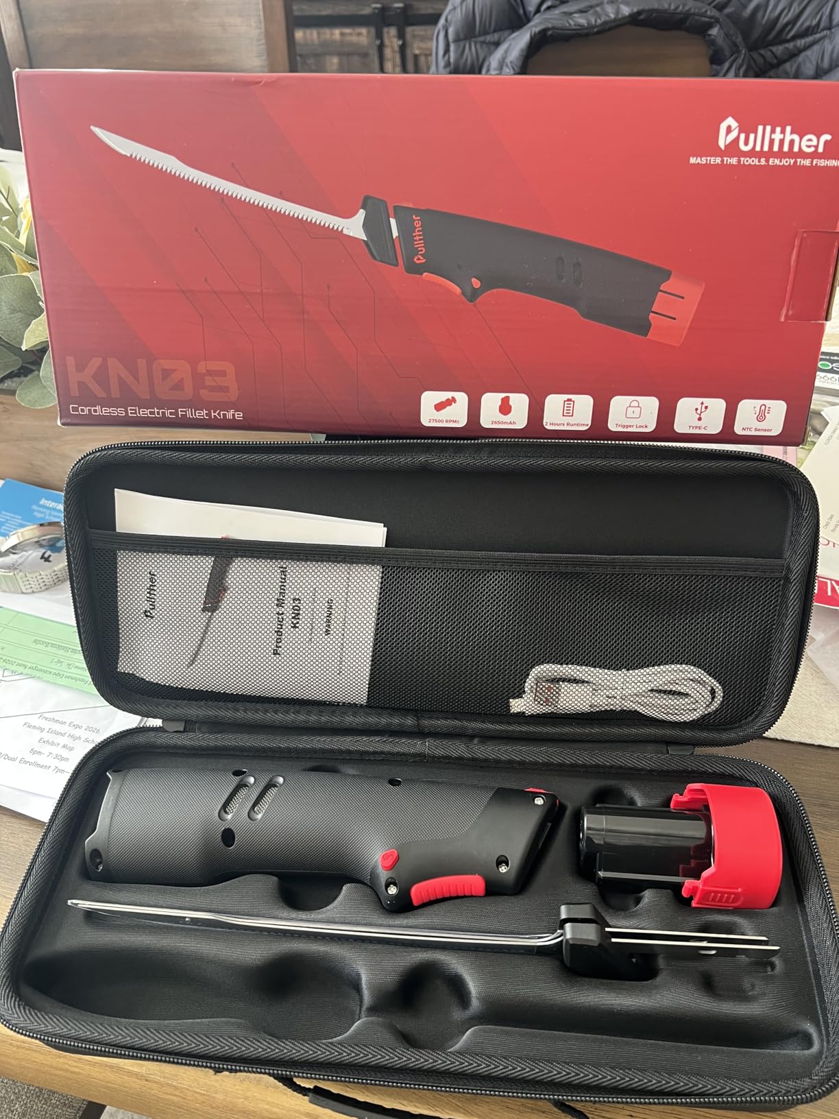 Cordless Electric Fillet Knife, 27500 RPM Motor | 9