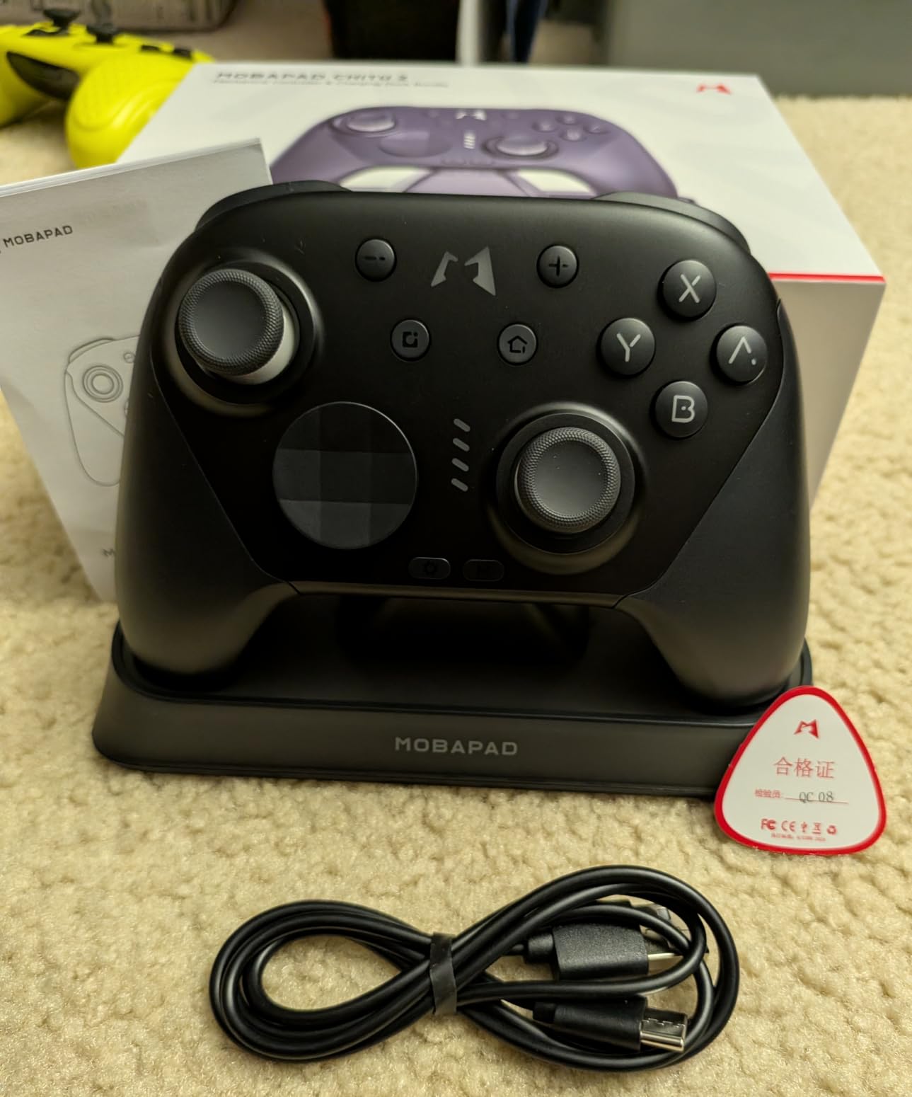MOBAPAD Chitu2 HD Switch 2 Wireless Controller, TMR Glide Joysticks [ZERO Drift], Charging Dock, HD Rumble, NFC, Turbo, Programming, Mechanical Buttons - Gamepad for Nintendo Switch/Switch 2 customer photo 1