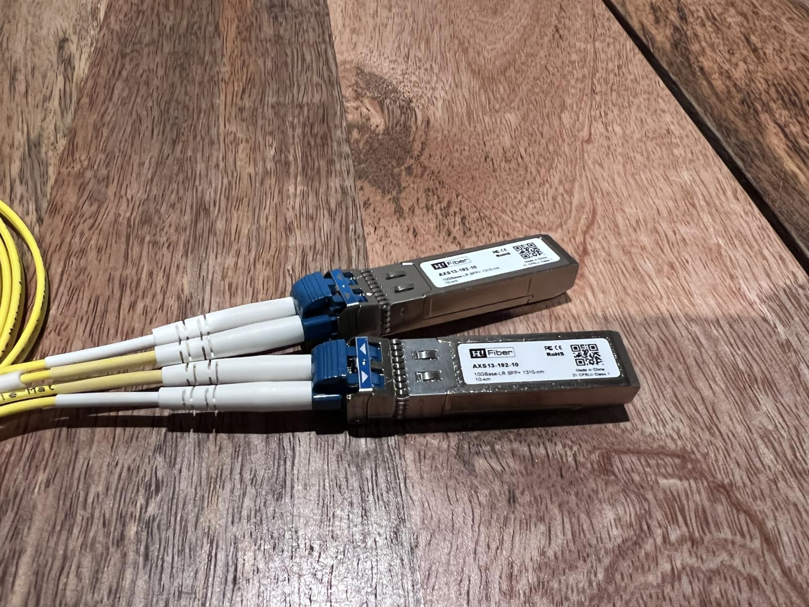 Cable Matters 5-Pack OS2 LC to LC Plenum Fiber Optic Cable, 3.3ft / 1m | OFNP Plenum Fiber Cable, Single Mode Duplex, 9/125um customer photo 1