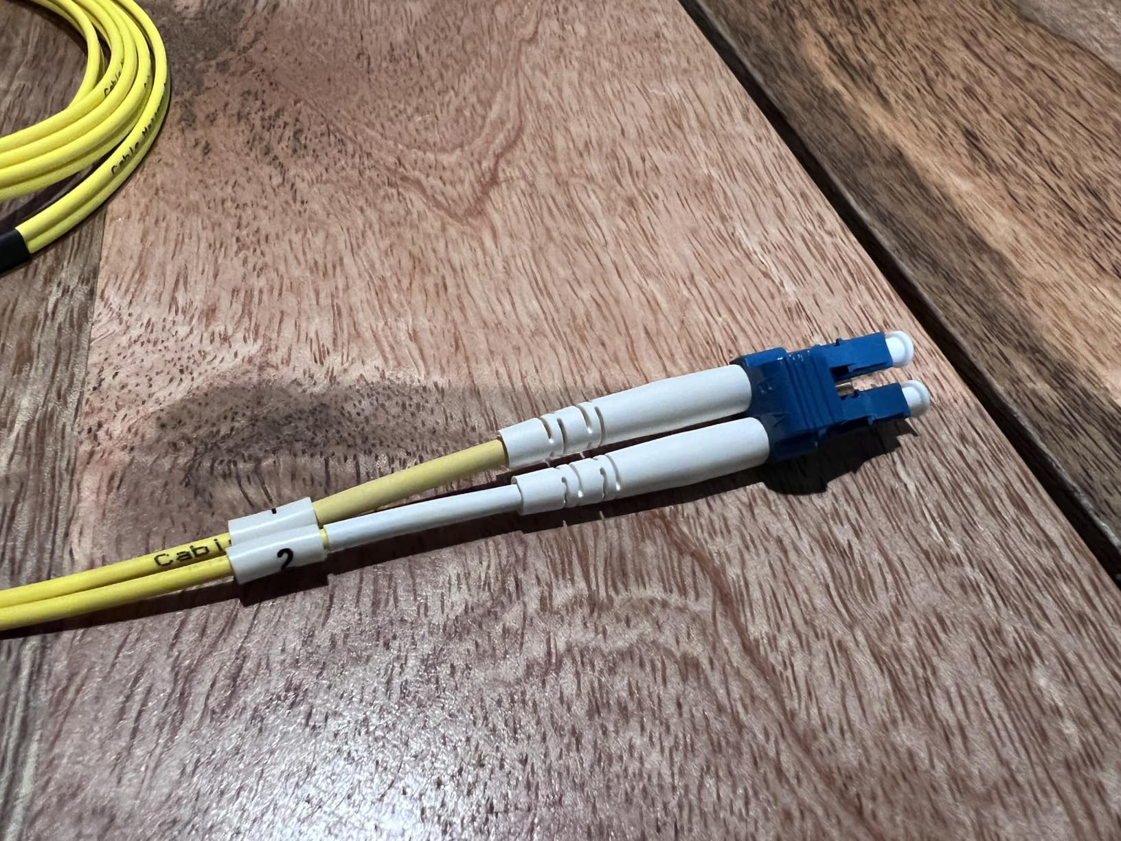 Cable Matters 5-Pack OS2 LC to LC Plenum Fiber Optic Cable, 3.3ft / 1m | OFNP Plenum Fiber Cable, Single Mode Duplex, 9/125um customer photo 2