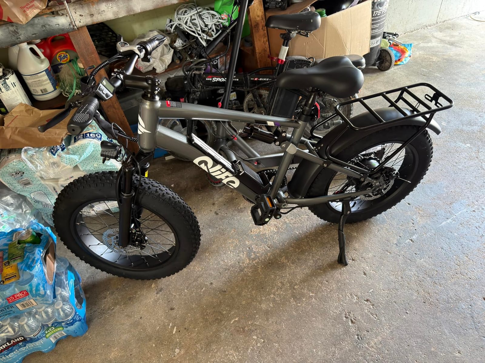 Qlife Racer Fat Tire Series Electric Bike for Adults, 48V 10.4AH/15.6AH Removable Battery with Peak 1500W/1800W Brushless Motor, 65 Miles Max Range, 20X4.0 Electric Mountain Bike customer photo 1