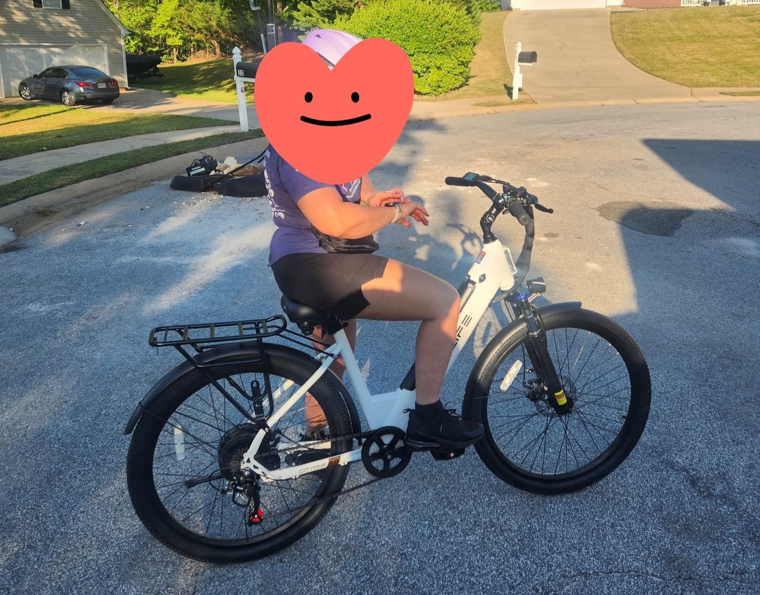 Qlife Cityone 2.0 Electric Bike for Adults, Up to 65Miles, 20+MPH, 1200W Peak Motor 26
