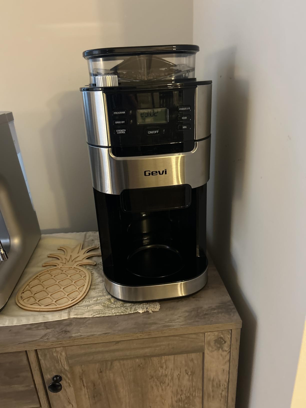 Gevi 10-Cup Grind-And-Brew Drip Coffee Maker with Built-In Burr Grinder | Programmable Timer, 1.5L Water Tank, 2-Hour Auto Keep-Warm, Durable Reusable Permanent Filter for Daily Coffee Brewing customer photo 2