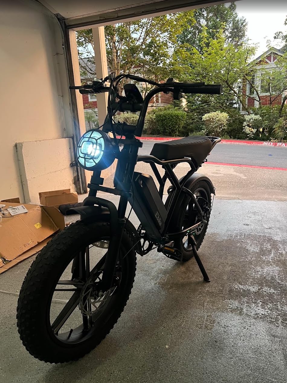 TST Electric Bike for Adults, 48V 15Ah Battery, 1500W Peak Motor, Fat Tire | Dual Suspension ,7-speed Gears, 3 Working Modes, Powerful, LCD Display, Suitable for Commuters and Beginner Cyclists customer photo 2