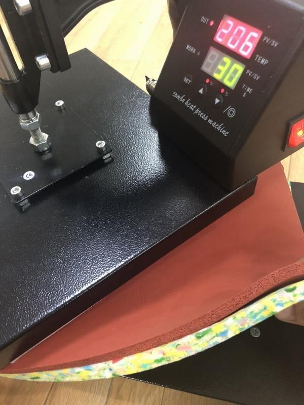 8 in 1 Heat Press Machine 15x15 Inch, Heat Transfer Press for T-Shirts,Mugs | Swing Away Digital Sublimation Heat Press with 20oz & 30oz Tumbler Attachments for T-Shirts, Mugs, Hats & Plates, Seeutek customer photo 1