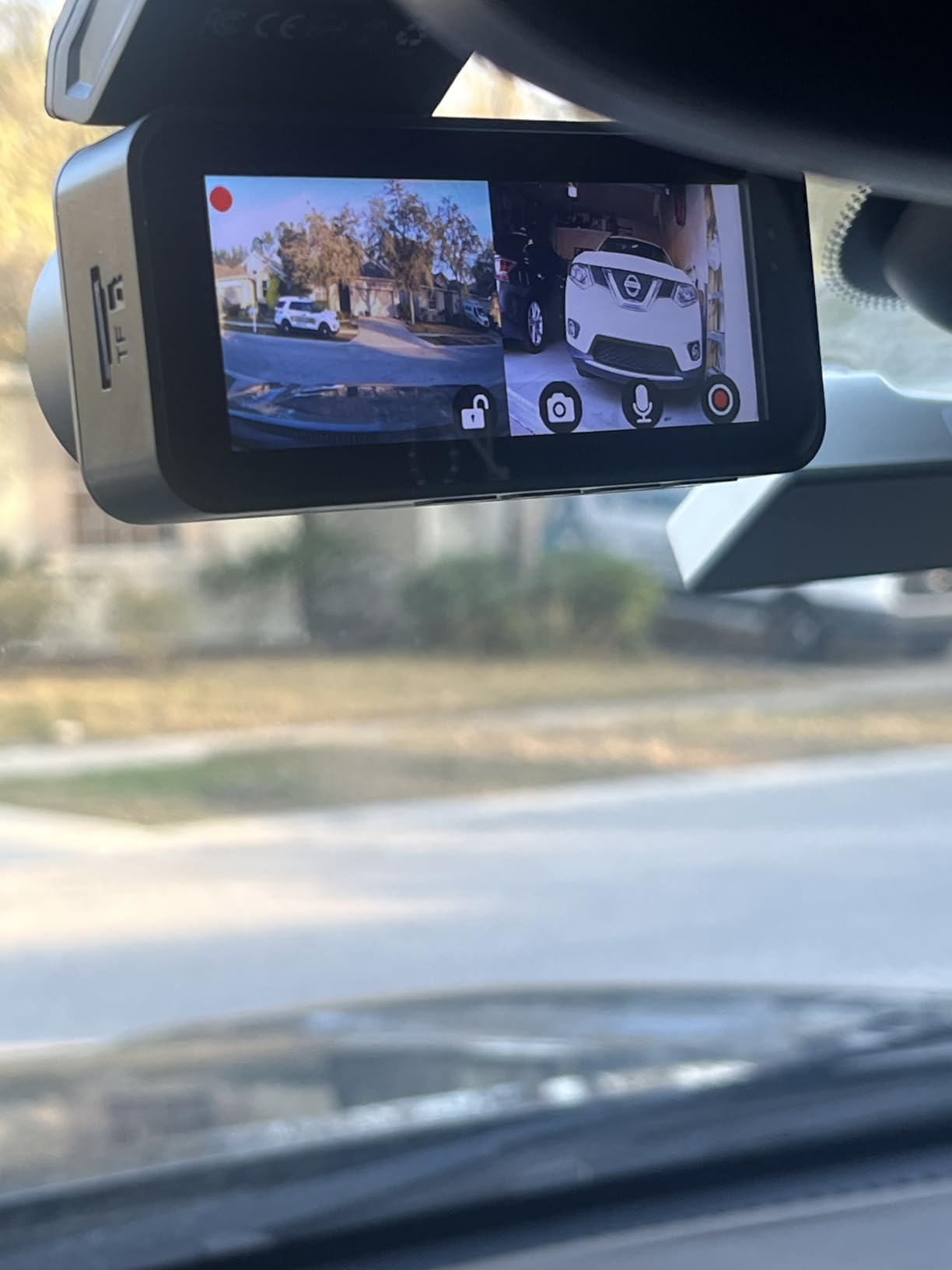 Dash Cam 2.5K Front Rear 64GB WiFi GPS 160° Night Vision | WDR & G-sensor protection, loop recording. 3.39