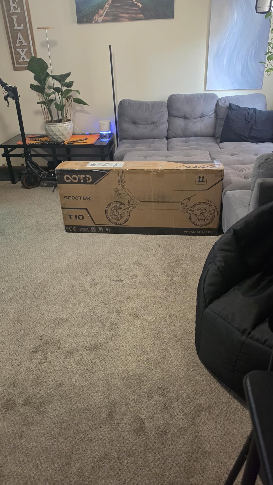 T10 Electric Scooter for Adults, 48V 18AH Battery Up to 46 Miles Long Range & Powerful Motor, 31 MPH Max Speed, 11 Inch All-Terrain Tires Folding Commuter E Scooter with Dual Suspension & LCD Display customer photo 1