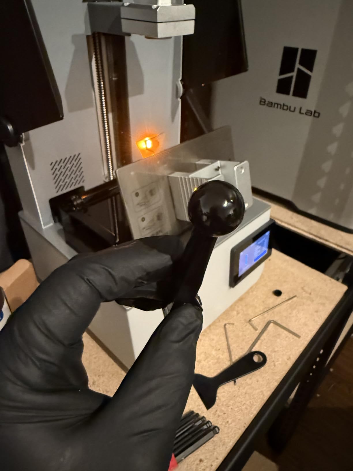ANYCUBIC Photon P1 Resin 3D Printer, Stability Ball Screw, 14K Precision & LighTurbo 4.0, 8000cps Resin Compatible, Large Build Size 8.78x4.96x9.05in customer photo 2