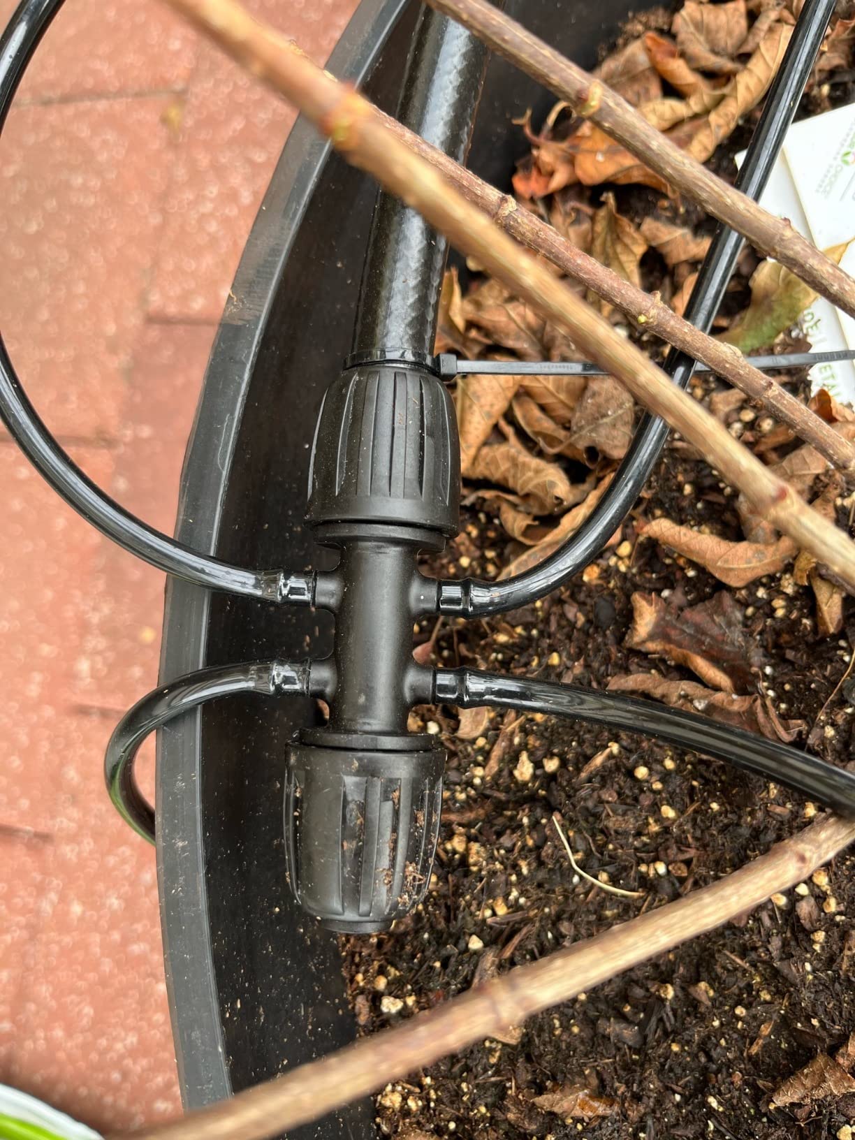 MIXC 300FT Drip Irrigation System Kit, Automatic Garden Misting Watering System with 100FT 1/2