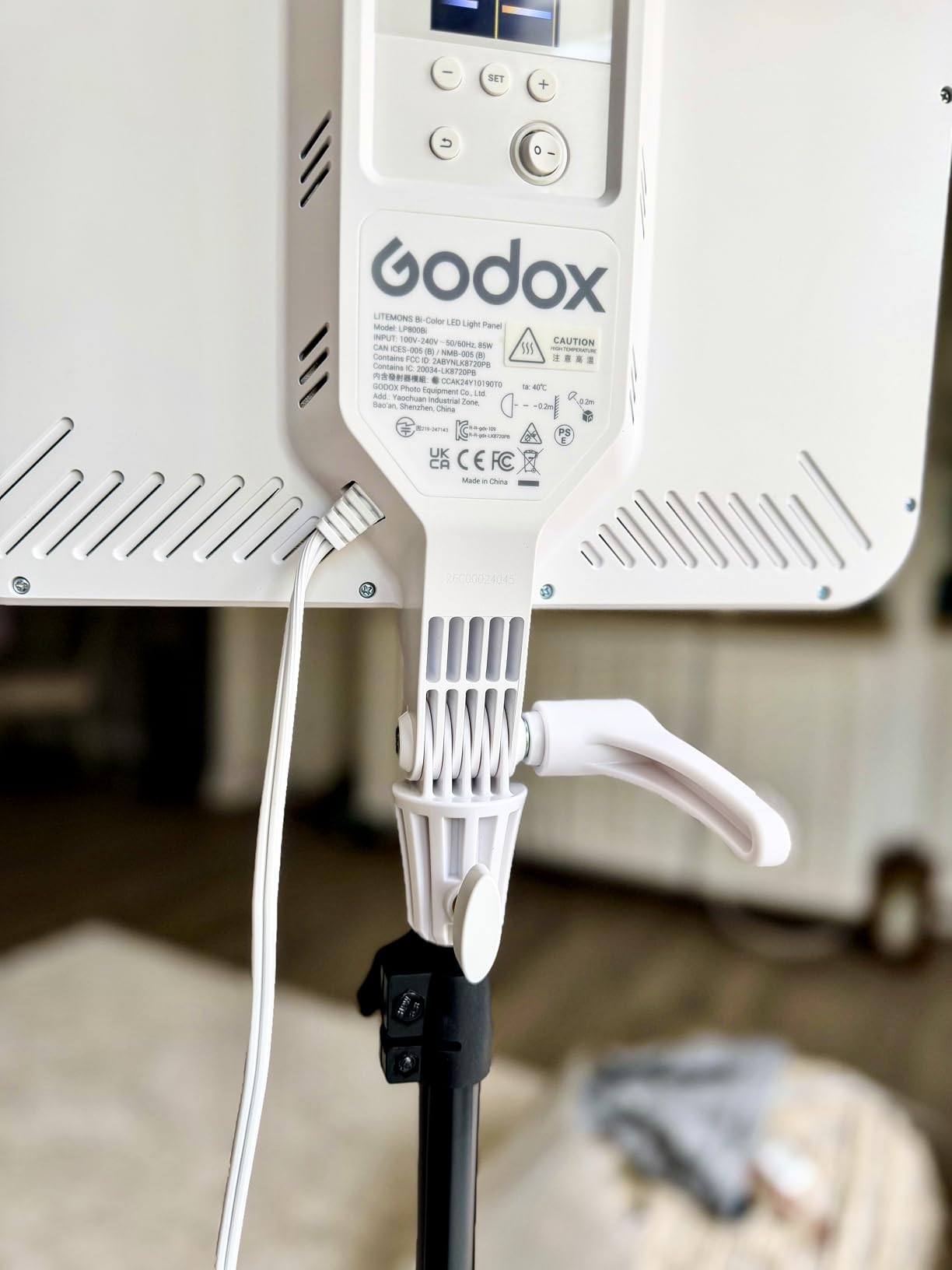 Godox LP800BI 85W LED Video Light Panel with Stand, 28