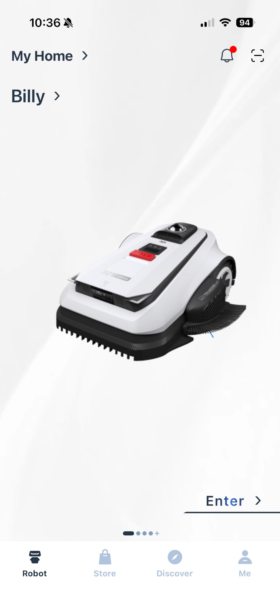 ECOVACS Goat A3000 LiDAR PRO Robotic Lawn Mower, Dual LiDAR Navigation | For Lawns Up to 3/4 Acre, Fast Charging, High-Efficiency Mowing up to 400 m²/h, Built-in TruEdge Edge Trimmer, App Control customer photo 2