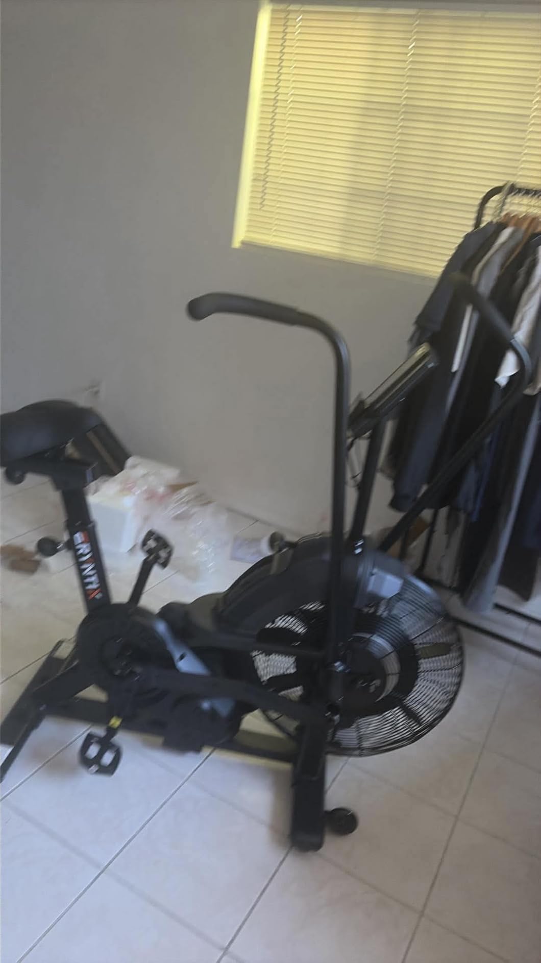 Dual Resistance Air Bike, Magnetic & Air Fan Bike with APP Connection, ISCC PLUS Certified Wind Bike (350LBS Capacity) customer photo 2