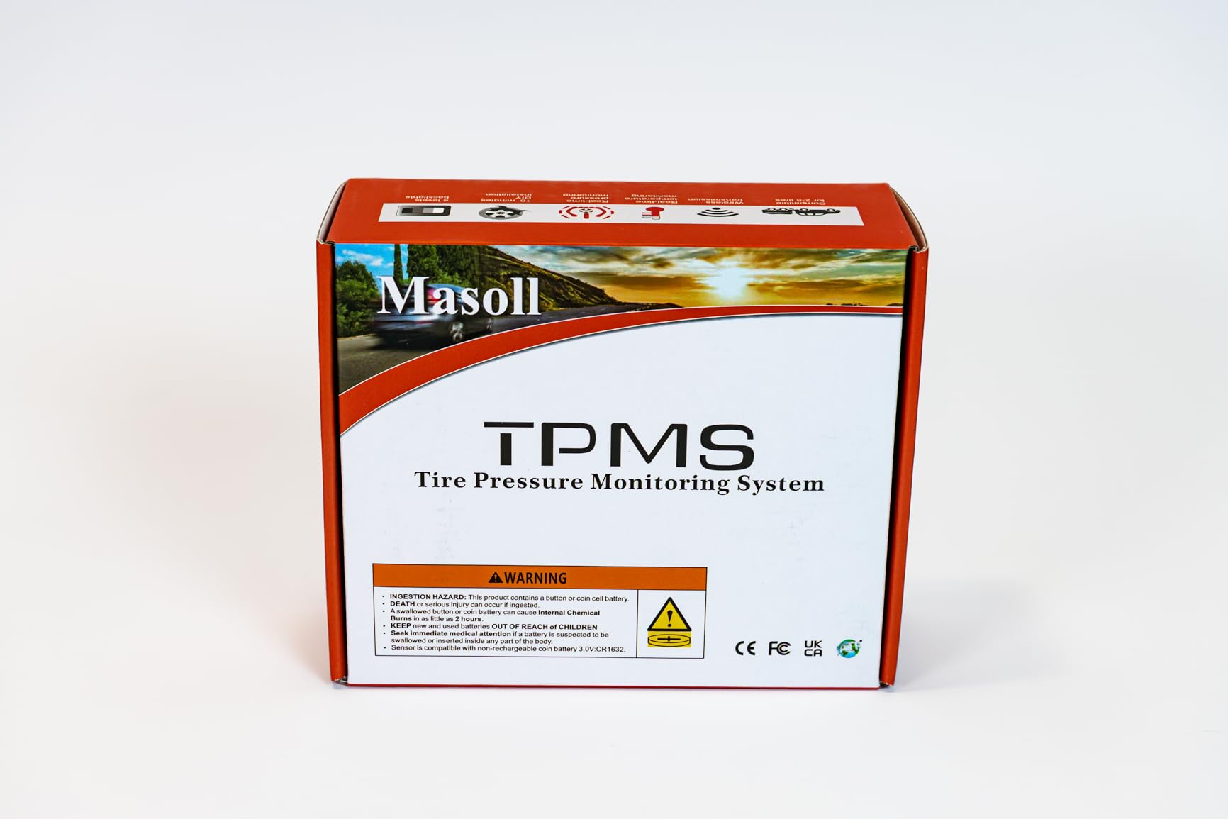 Masoll RV Tire Pressure Monitoring System, TPMS Sensors Set of 6 | Color LCD Display, Ideal for Travel Trailer/5th Wheel/Camper, 0-145psi, 120ft Transmission Distance, Signal Booster Included customer photo 2