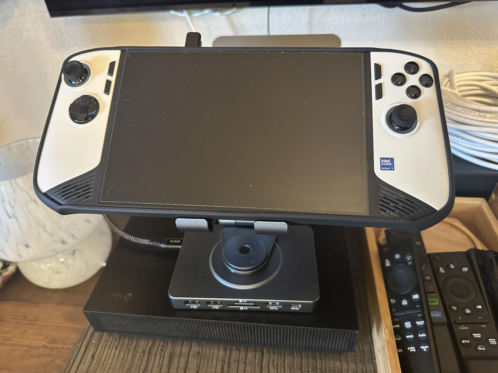 NEWQ iPad Docking Station Stand, 11-in-1 Dock with 4K 120Hz HDMI, 10Gbps Data, SD/TF 4.0, RJ45 Ethernet, Audio, Ventilated Design for iPad, Tablets, Steam Deck, ROG Ally, Legion Go, MSI Claw customer photo 2