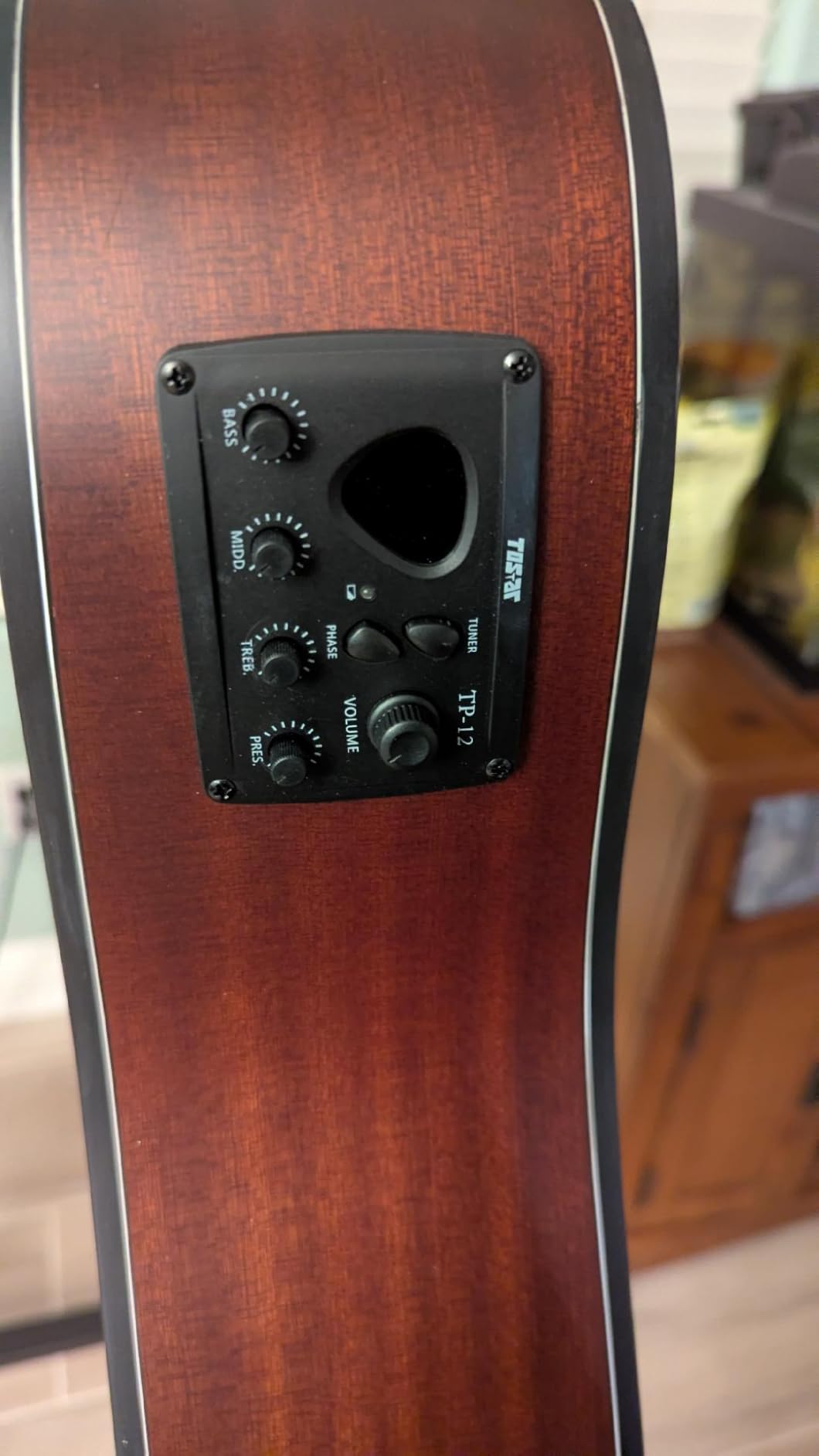 Tostar 12 String Acoustic Electric Guitar for All Players, Cutaway Natural | 42